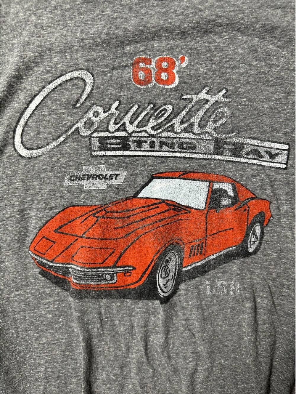 Chevrolet Corvette Stingray 1968 T Shirt XL Retro Brand Chevy Graphic Tee